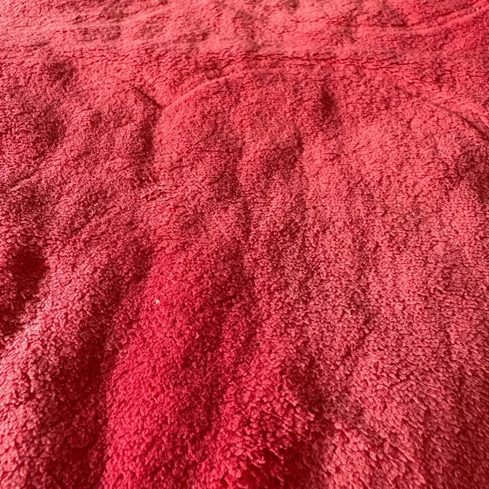 Red Owl-Shaped Bath Mat